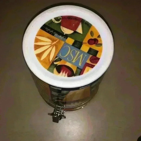 Vintage Ceramic Canister Jar coffee canister MSC Joshha - Picture 2 of 7
